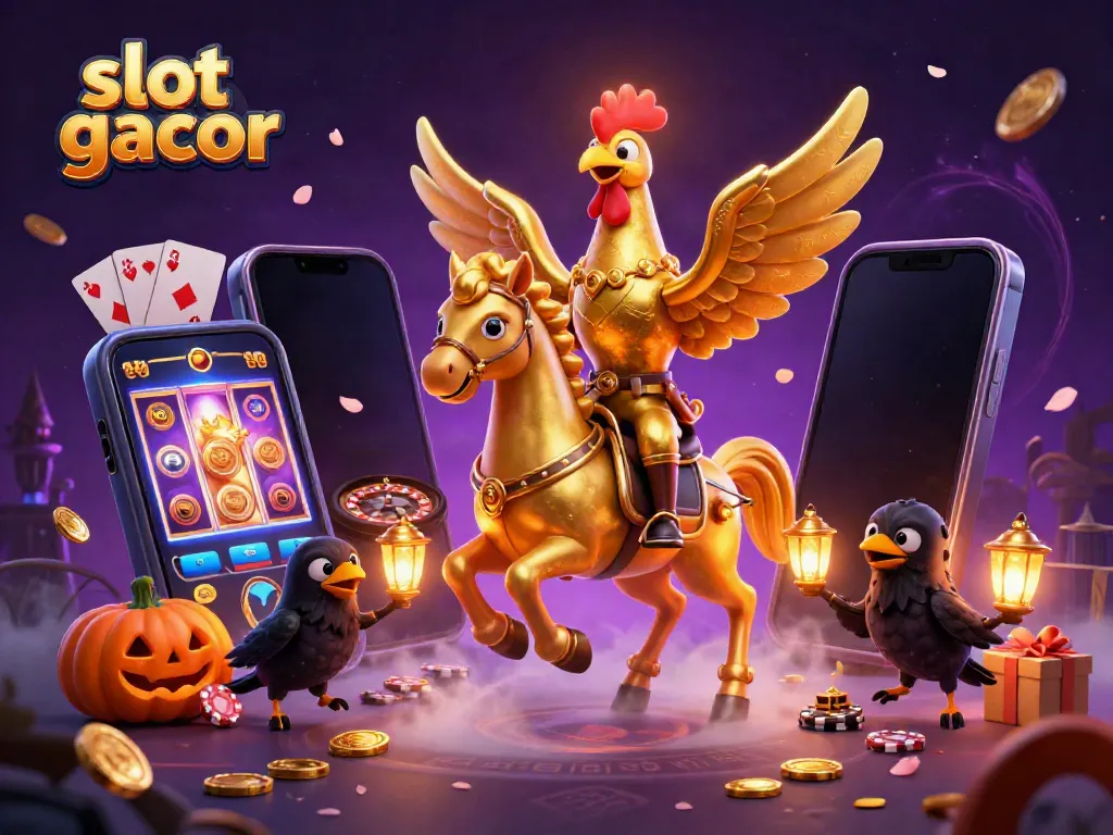 Experience thrilling gameplay with slot gacor in this vibrant 3D casino scene.