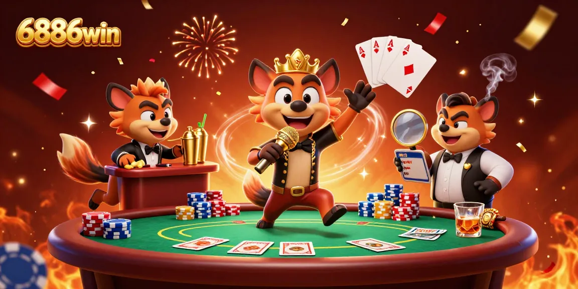 Experience the thrills of 6886win with vibrant hyenas bringing comedy and excitement to the casino world.