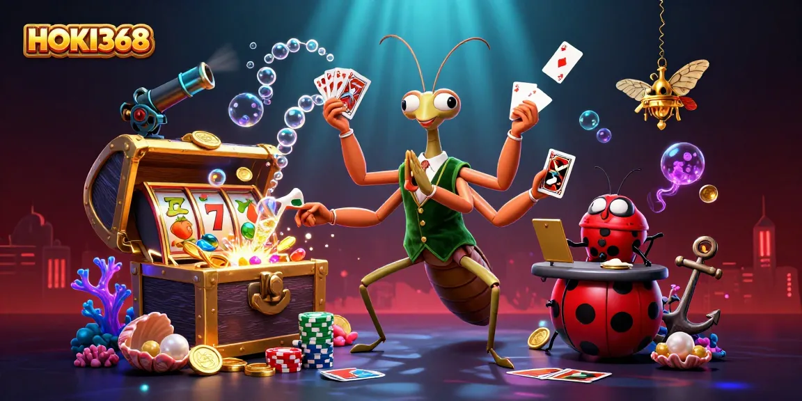 Experience exciting gameplay with HOKI368 as the giant mantis card sharp entertains with classic casino thrills.
