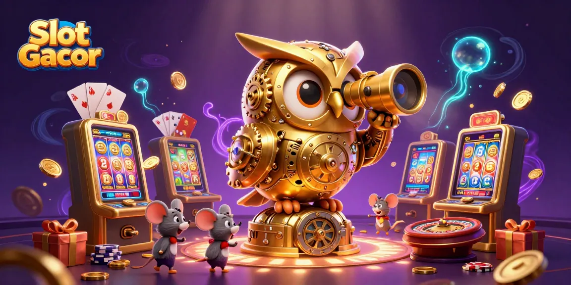 Spin to win with Slot Gacor, showcasing exhilarating casino vibes and vibrant game elements.