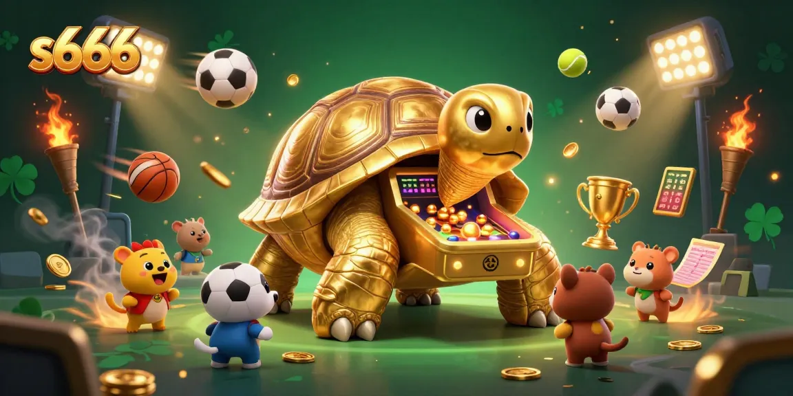 S666 players engage in thrilling sports betting action with colorful elements and dynamic scenes.