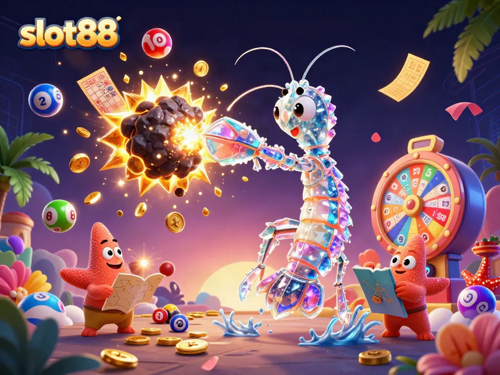 Experience thrill with slot88 in a vibrant casino adventure involving colorful elements.