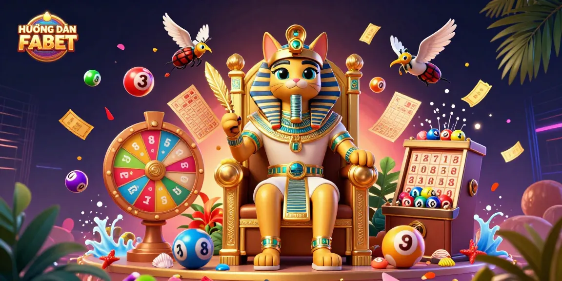 Engage in the excitement with the HƯỚNG DẪN FABET lottery scene featuring vibrant animated elements.