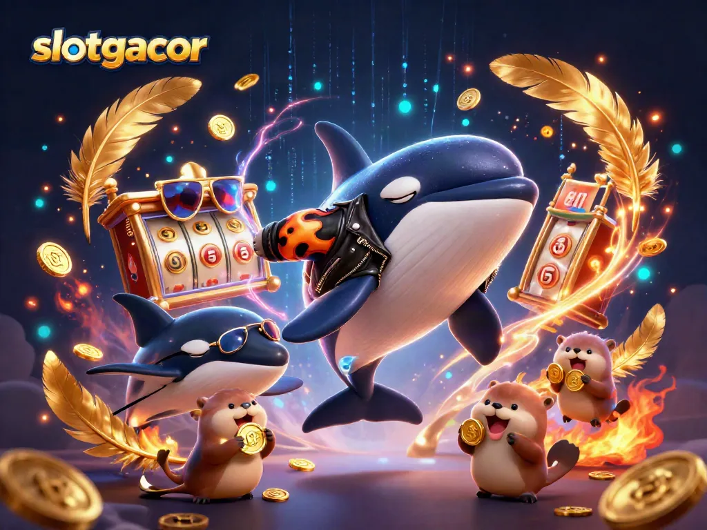 Spin thrills with slotgacor as an orca and friends join for a jackpot adventure!