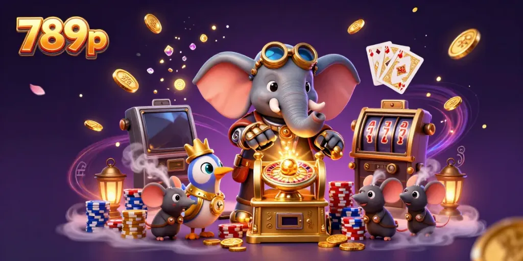 Engage with 789p's vibrant casino experience featuring steampunk characters and dynamic gaming elements.