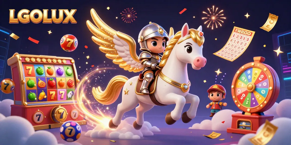 Experience exhilarating wins at LGOLUX with vibrant slot reels and dynamic gameplay elements.