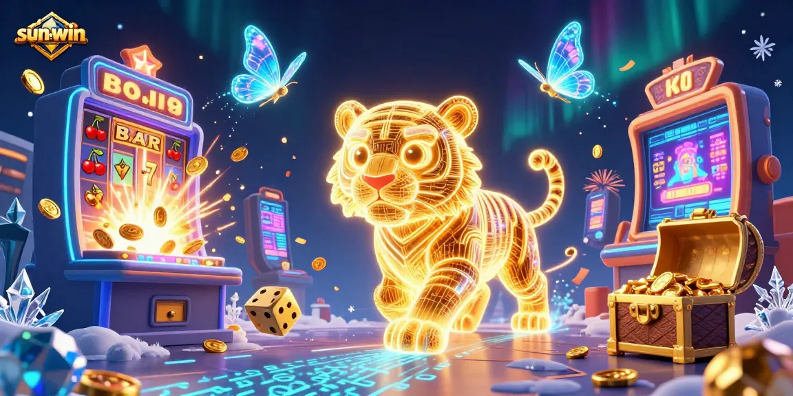 Spin to win at the sun-win casino, featuring a dazzling jackpot scene with vibrant elements.