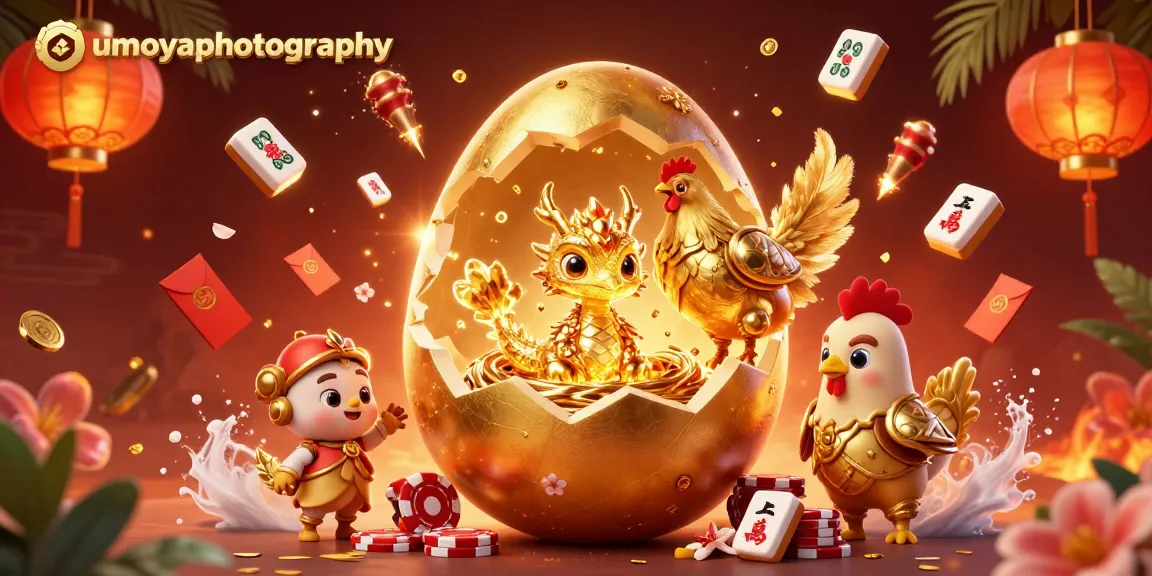 Engage with umoyaphotography through a golden dragon scene amid vibrant gambling symbols.