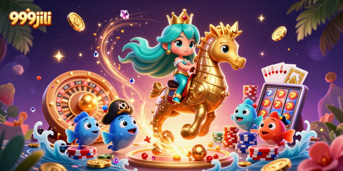 Enjoy exciting gameplay with 999jili featuring vibrant mermaid characters and sparkling casino elements.